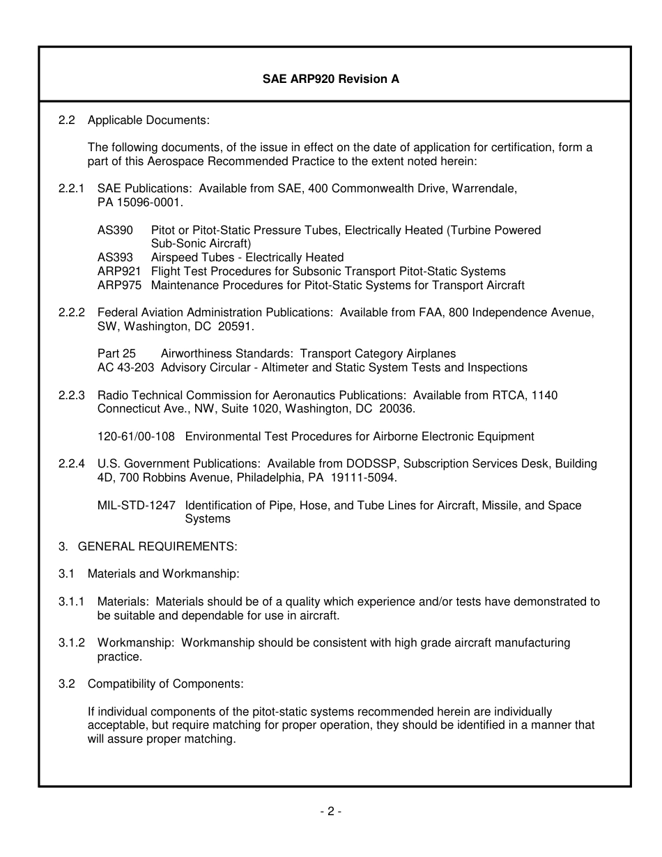 SAE ARP 920A-1996.pdf_第2页
