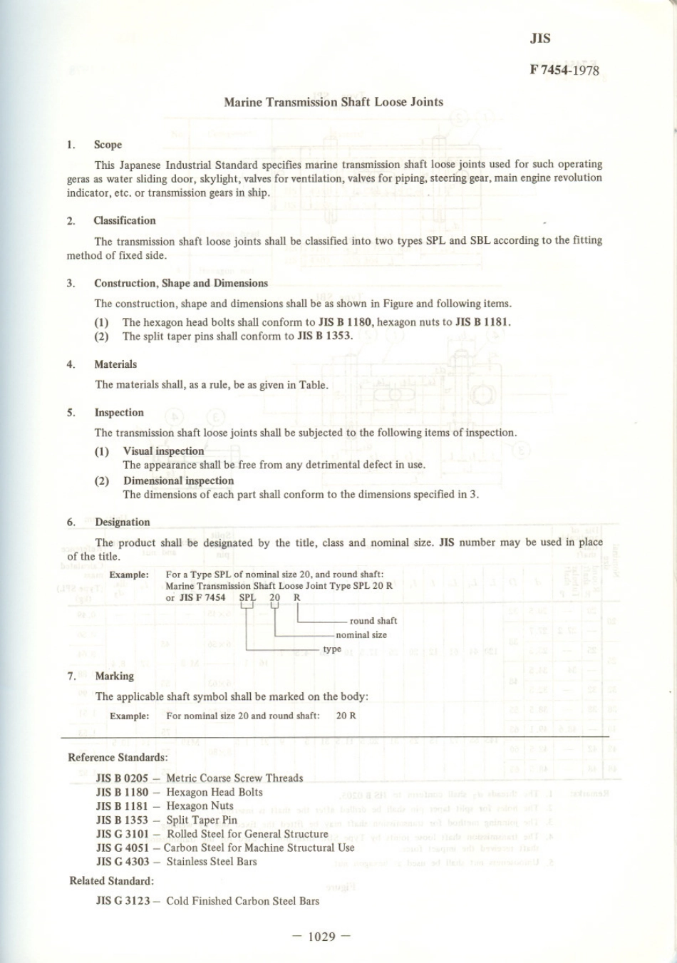 JIS F 7454-1978 scan.pdf_第1页