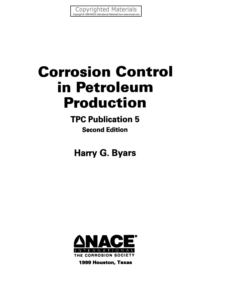 NACE Corrosion Control in Petroleum 1999.pdf_第1页