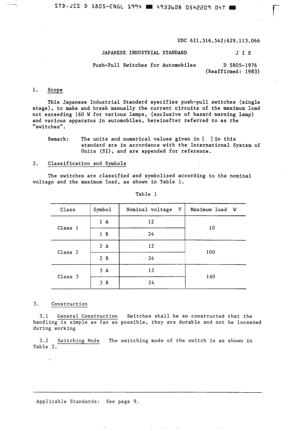 JIS D 5805-1976 (1994) scan.pdf_第3页