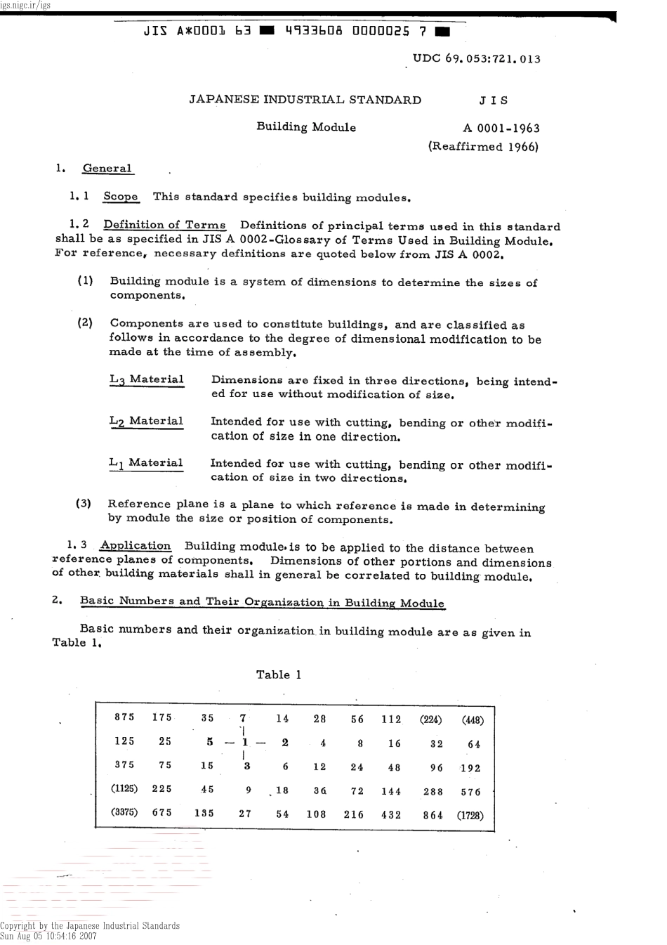 JIS A 0001-1963 scan.pdf_第3页