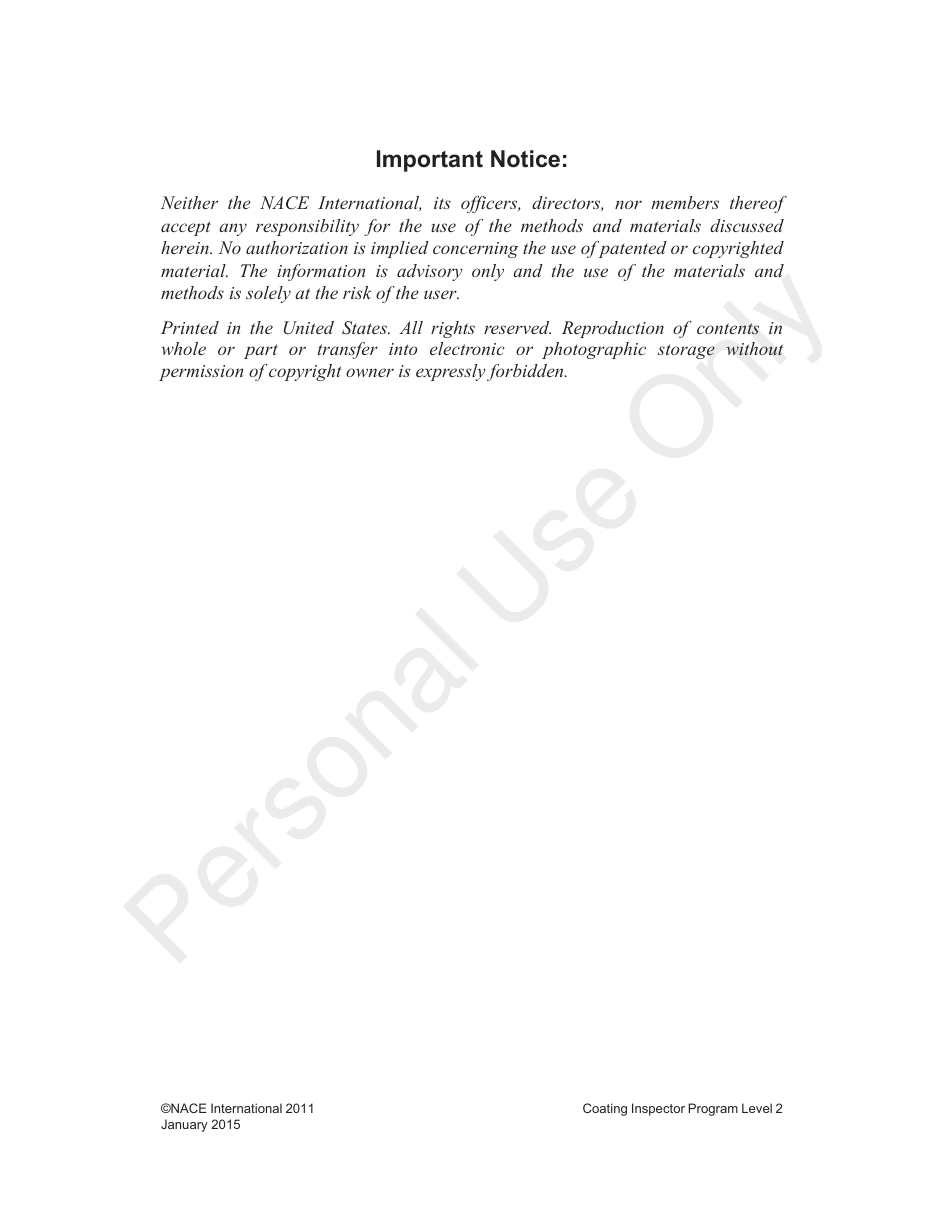 NACE Coating Inspector Program Level 2 2011 (2015).pdf_第2页