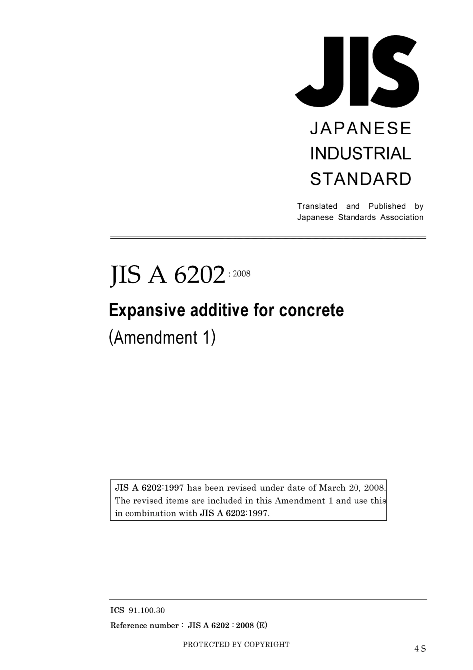 JIS A 6202-1997 amd1-2008.pdf_第1页