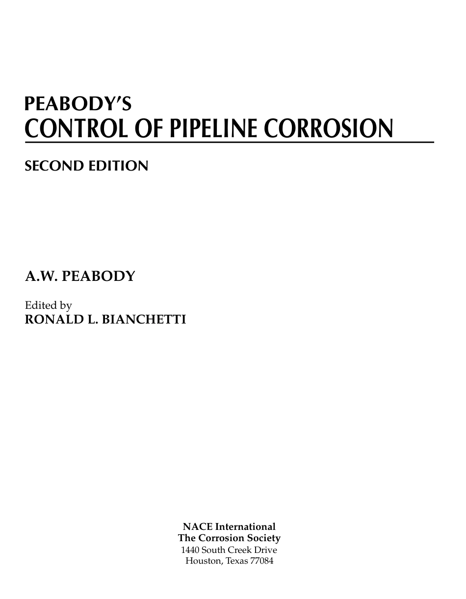 Peabody's Control of pipeline corrosion 2001.pdf_第1页