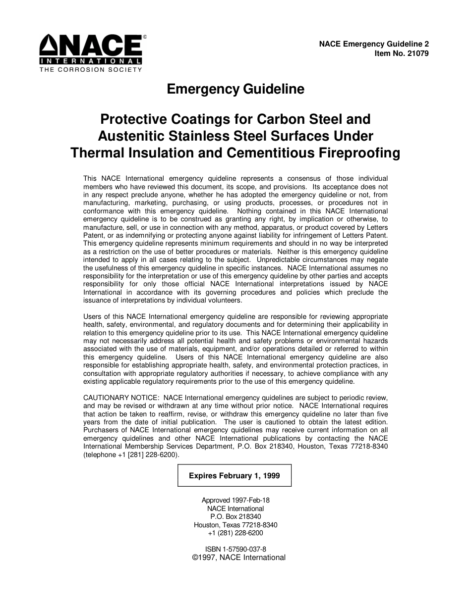 NACE Emergency Guideline 2-1997.pdf_第1页
