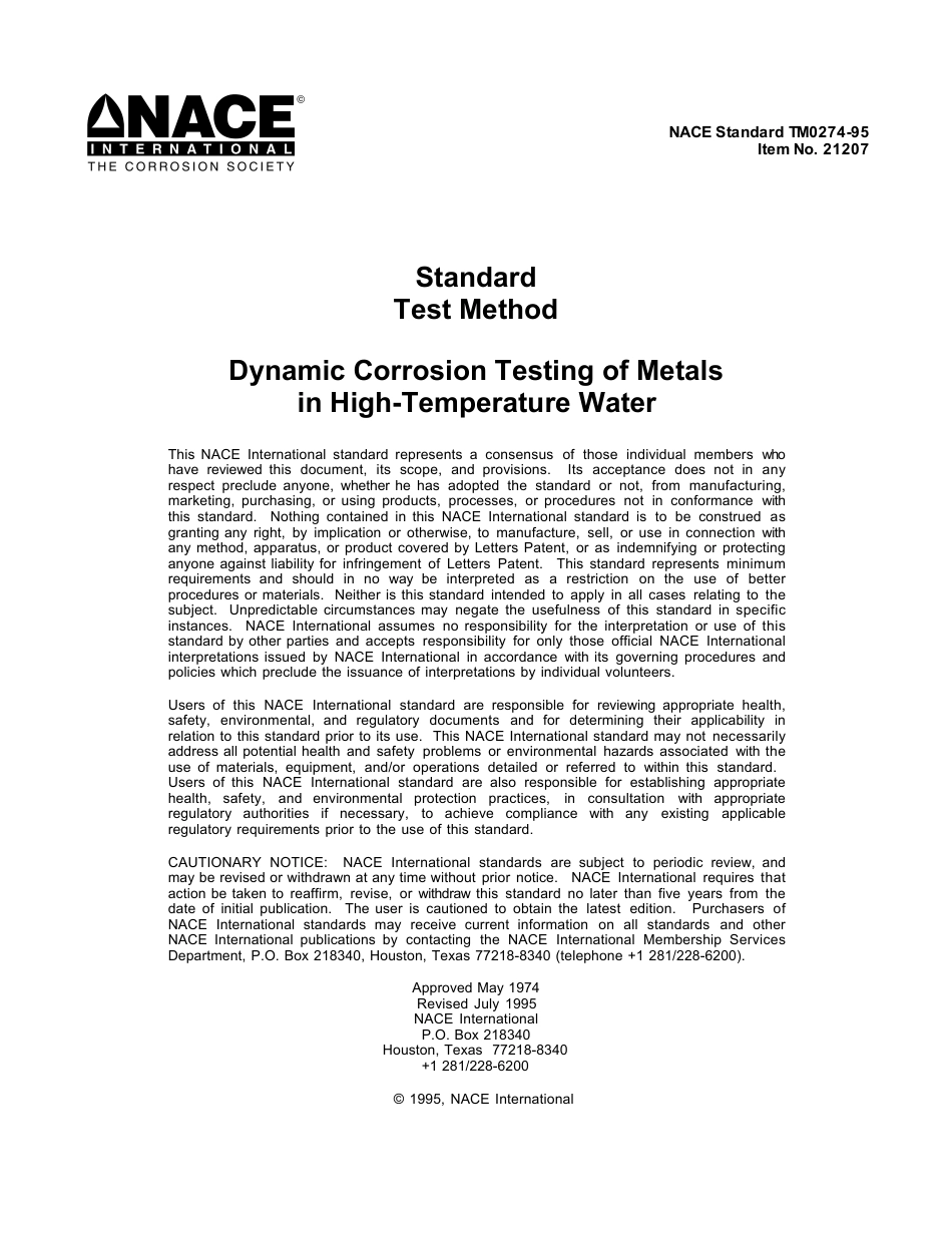 NACE TM0274-1995.pdf_第1页