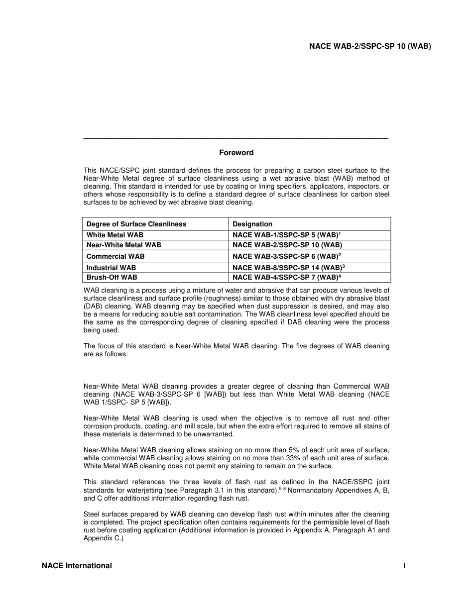 NACE WAB-2-2015 (NACE SP0615) SSPC-SP 10 (WAB).pdf_第3页