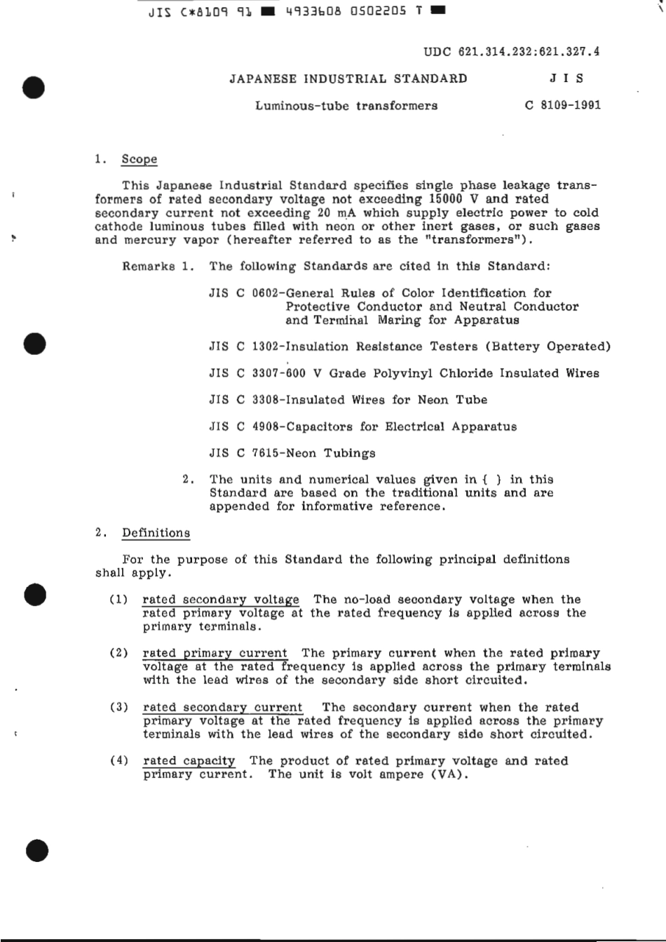 JIS C 8109-1991 scan.pdf_第3页