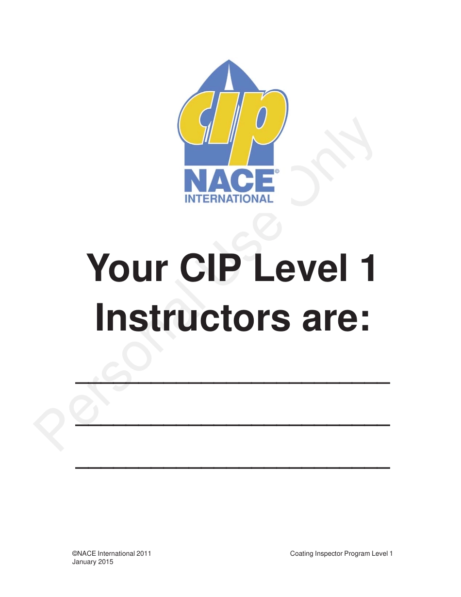 NACE Coating Inspector Program Level 1 2011 (2015).pdf_第3页