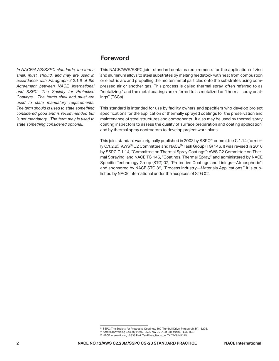 NACE No.12 AWS C2.23M SSPC-CS 23.00 2016.pdf_第2页