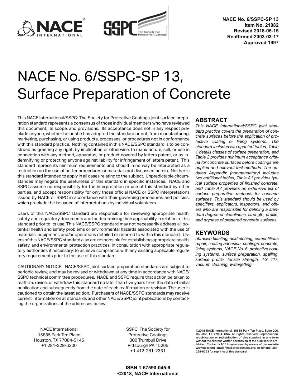 NACE No.6 SSPC-SP 13 2018.pdf_第1页