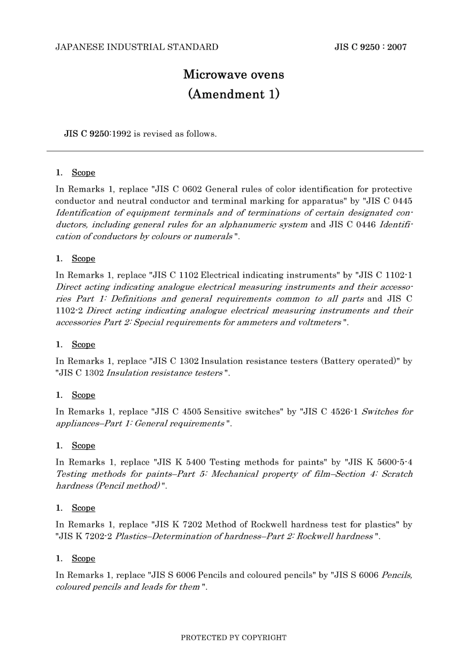 JIS C 9250-1992 amd1-2007.pdf_第3页