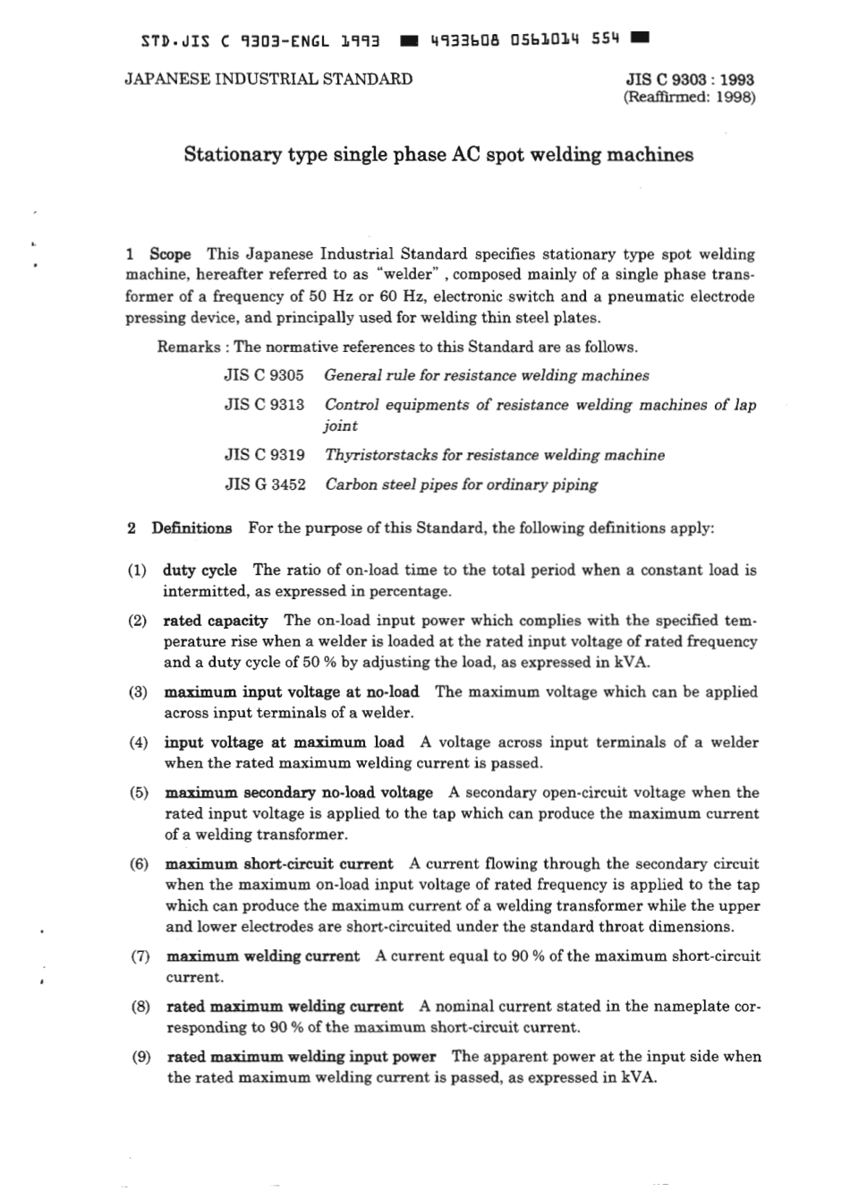 JIS C 9303-1993 (1998) scan.pdf_第3页