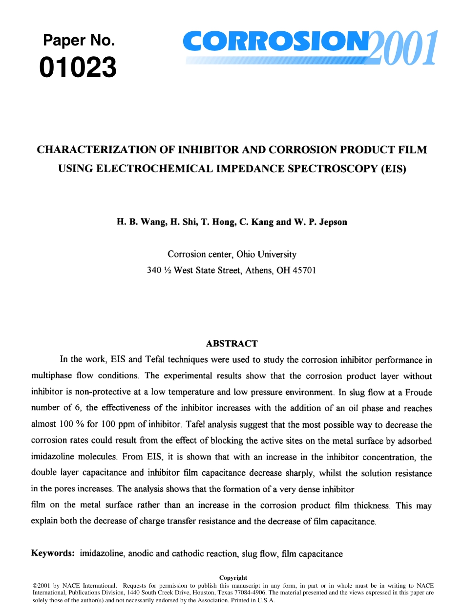 NACE Paper 01023-2001 scan.pdf_第1页