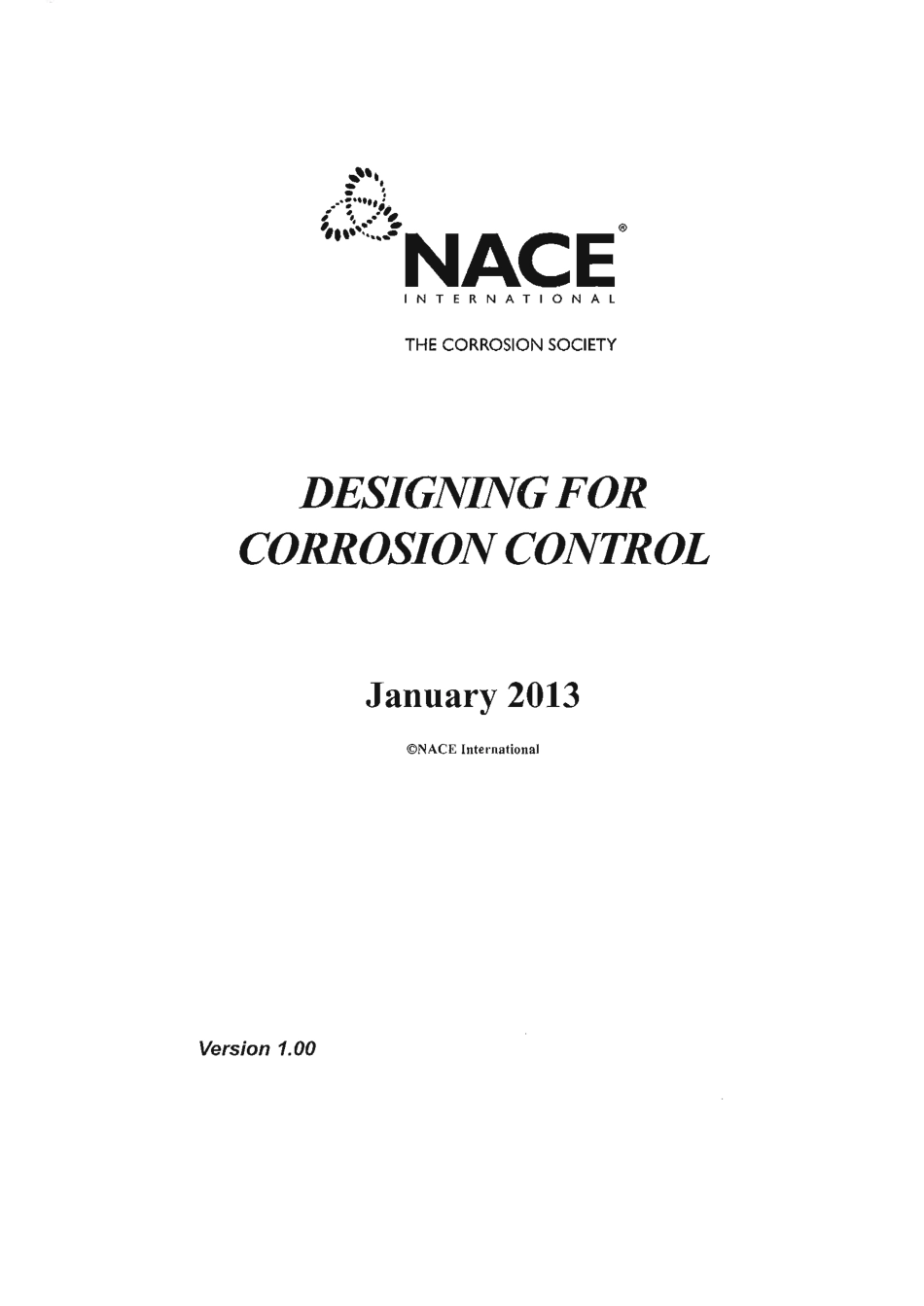 NACE Desigining for Corrosion Control 2013 scan.pdf_第1页
