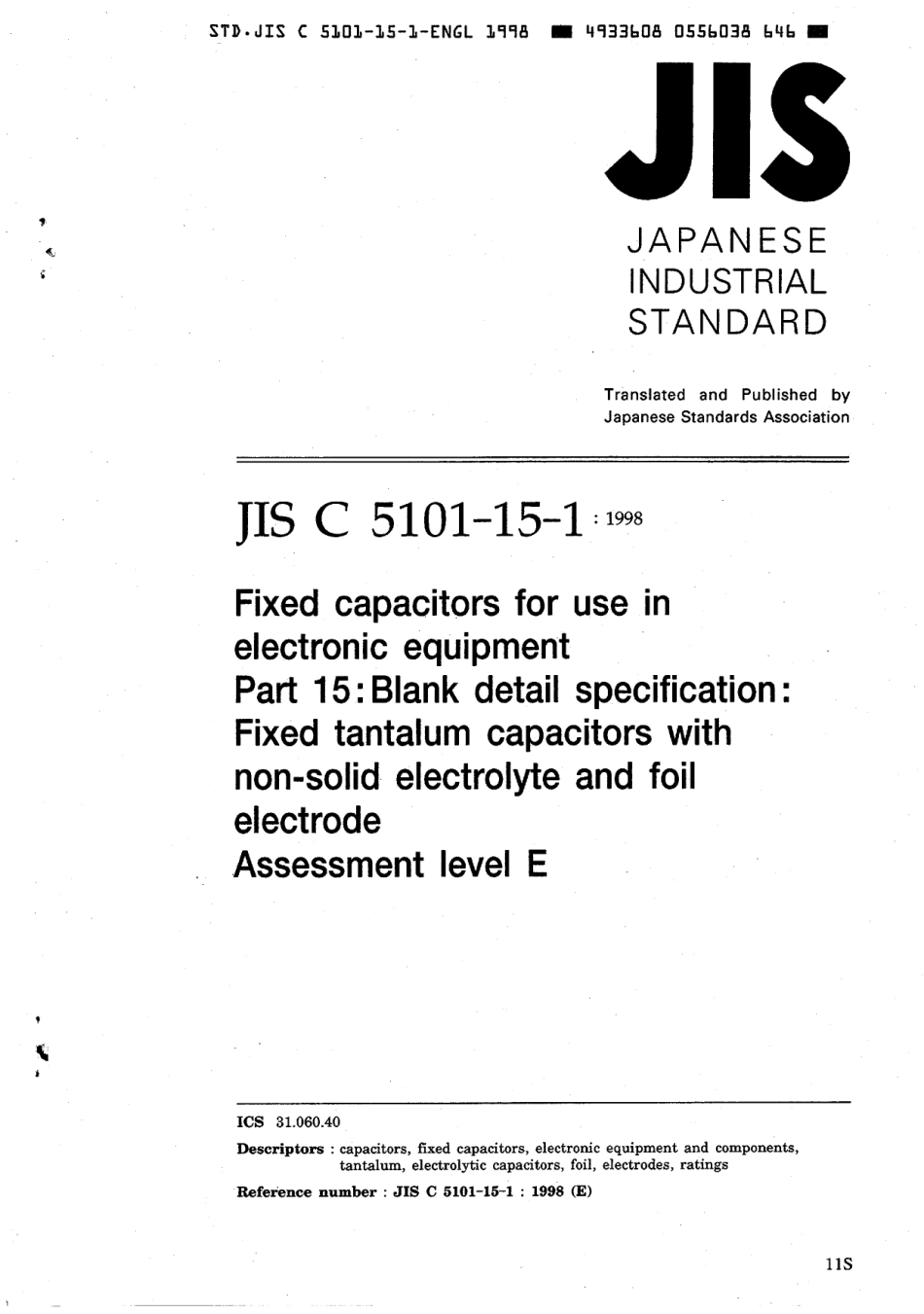 JIS C 5101-15-1-1998 scan.pdf_第1页