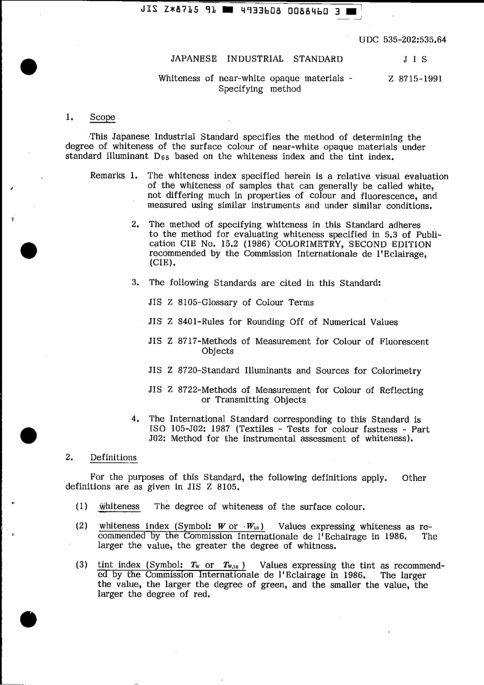 JIS Z 8715-1991 scan.pdf_第3页