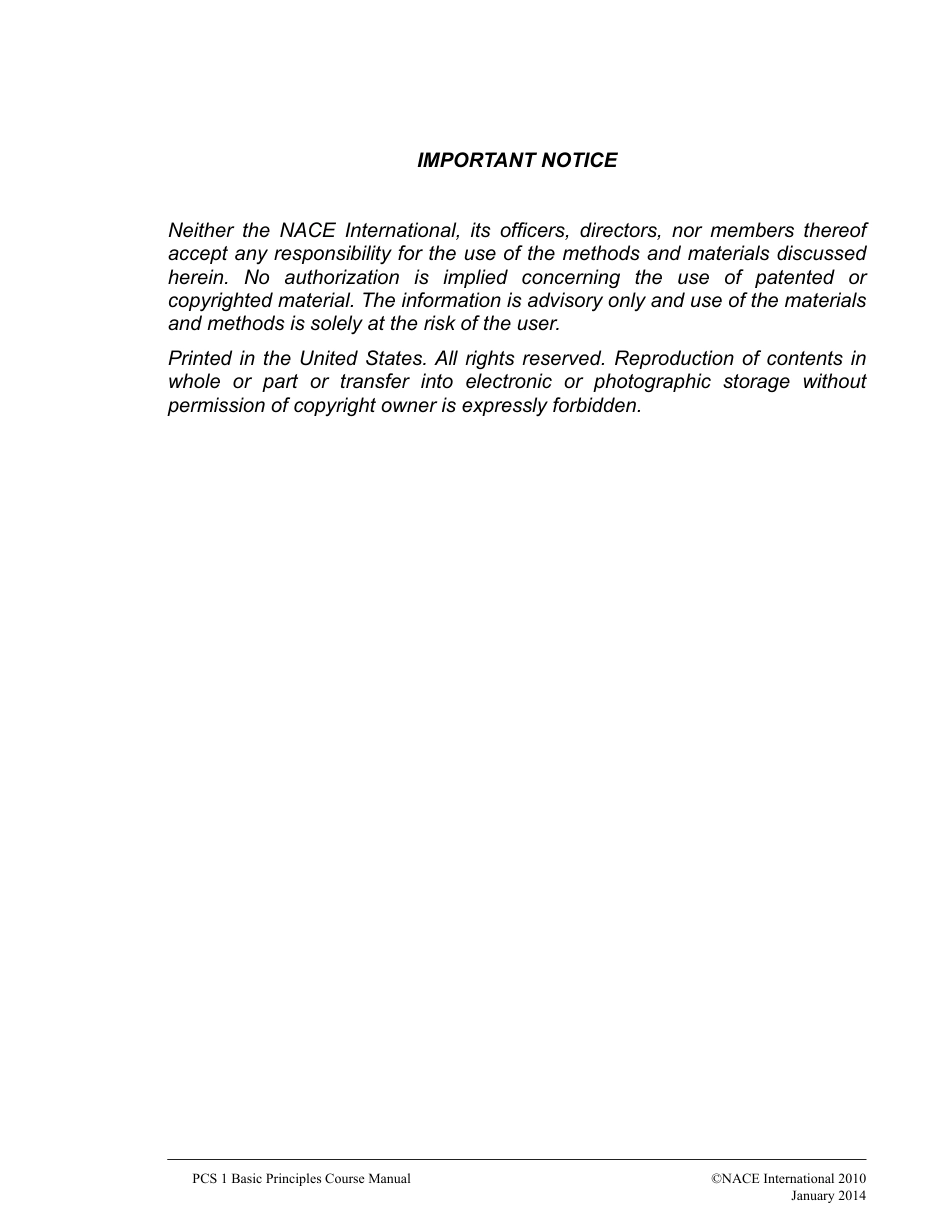 NACE PCS 1 Basic Principles Course Manual 2014.pdf_第2页