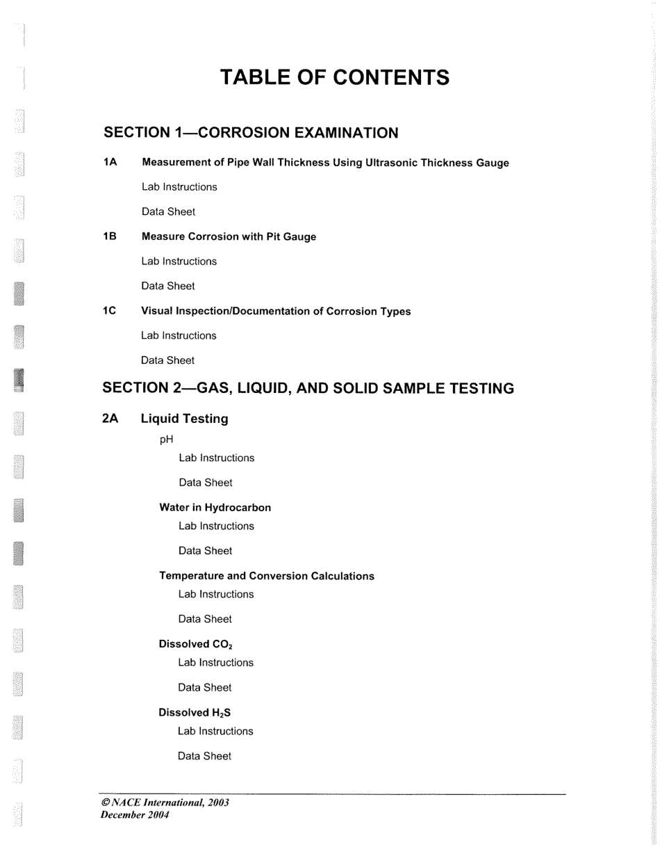 NACE Internal corrosion for pipelines - Field investigation lab manual 2004.pdf_第3页