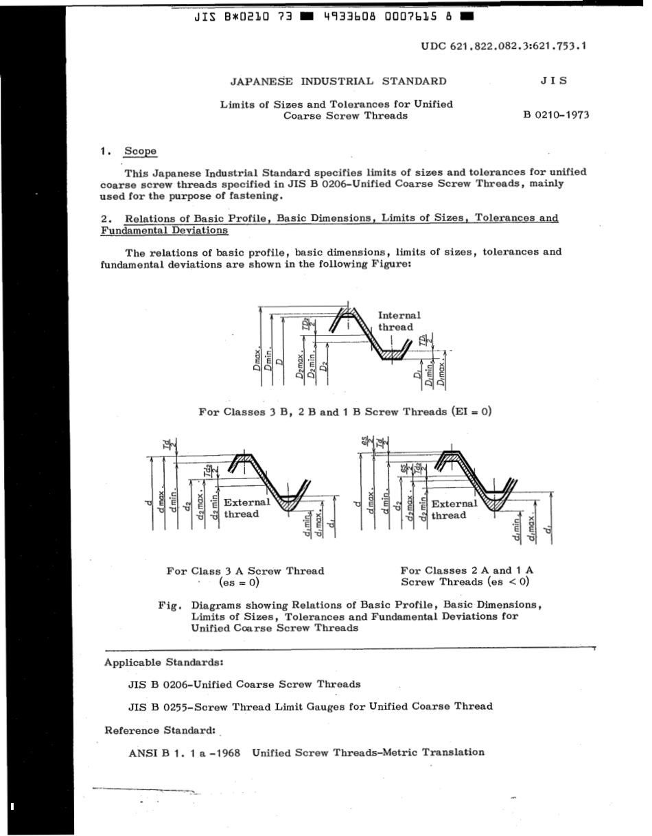 JIS B 0210-1973 scan.pdf_第2页