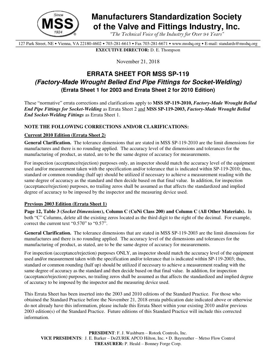 MSS SP-119-2010 errata 2018.pdf_第1页