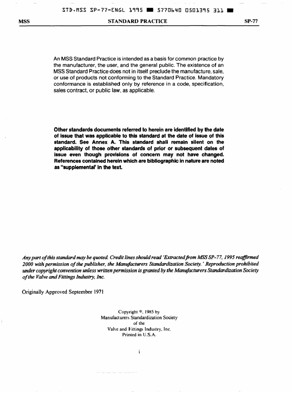 MSS SP-77-1995 (2000) scan.pdf_第2页