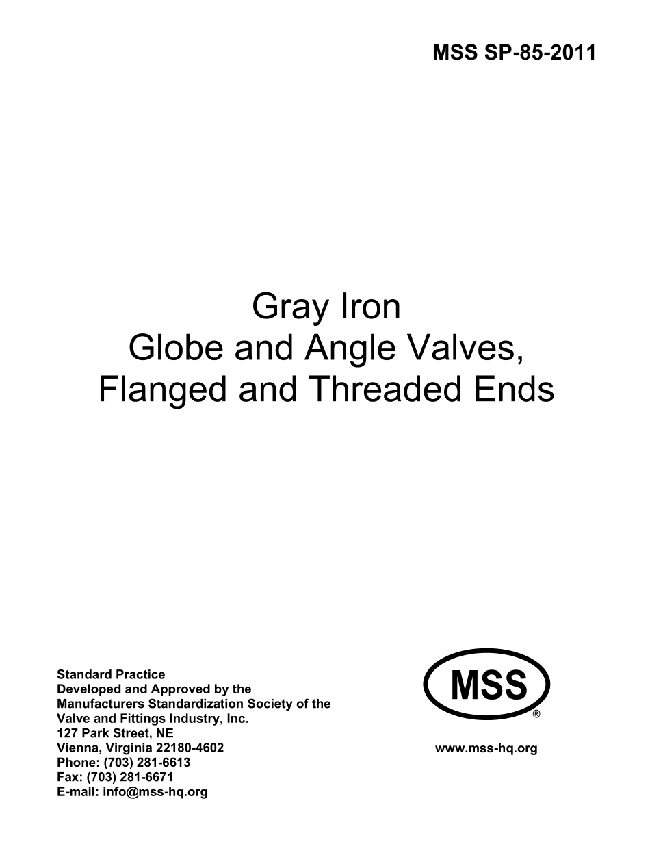 MSS SP-85-2011.pdf_第1页