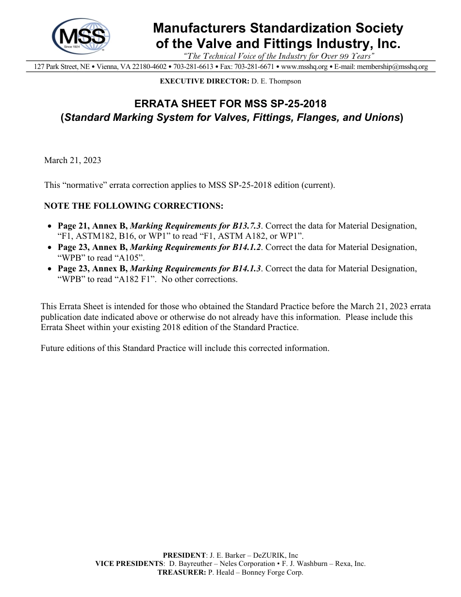 ANSI MSS SP-25-2018 errata 2023.pdf_第1页