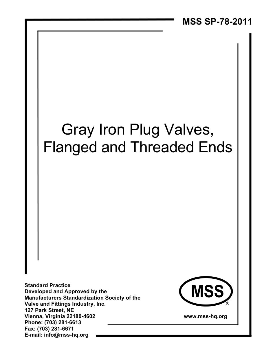 MSS SP-78-2011.pdf_第1页