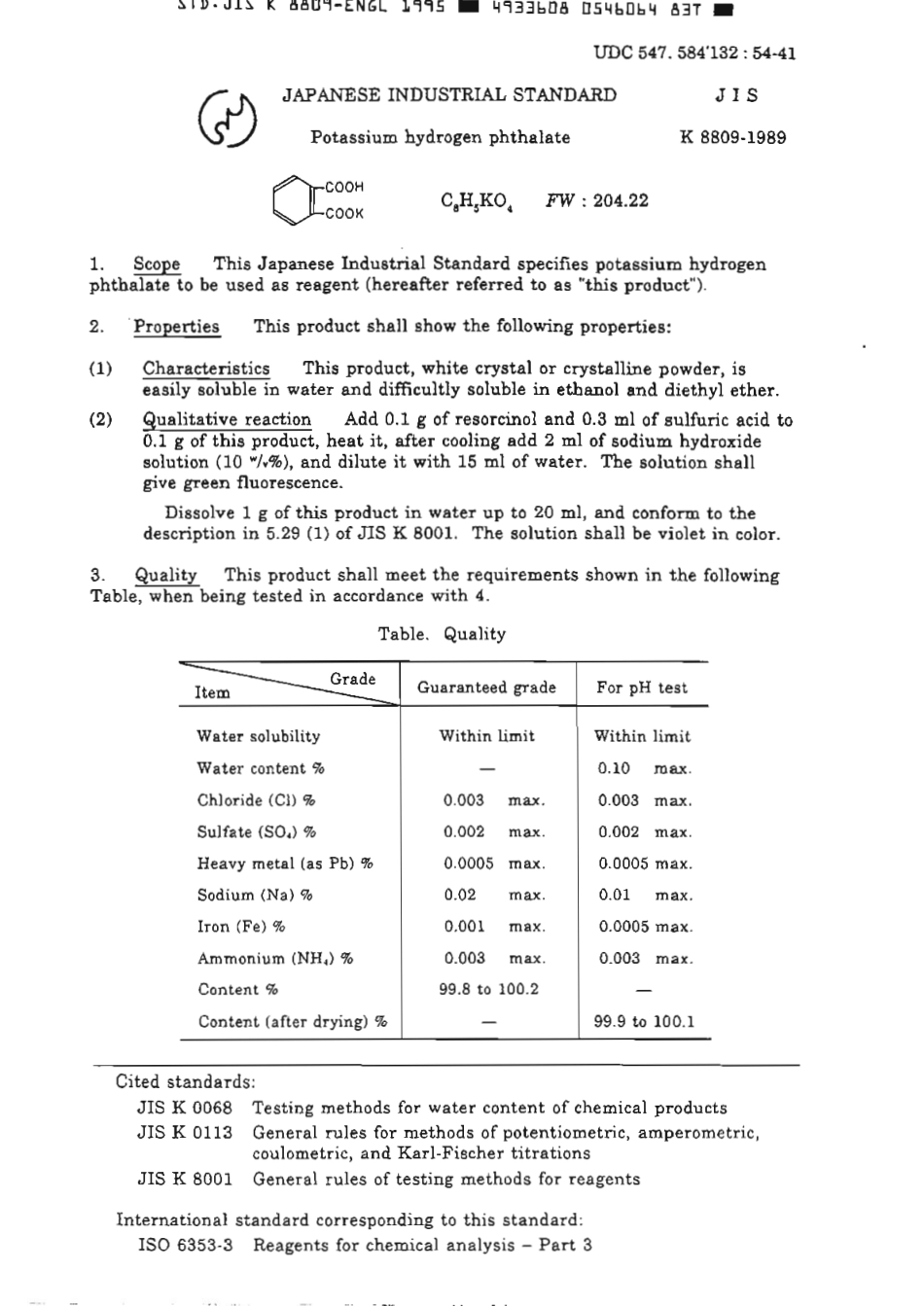 JIS K 8809-1989 (1995) scan.pdf_第2页