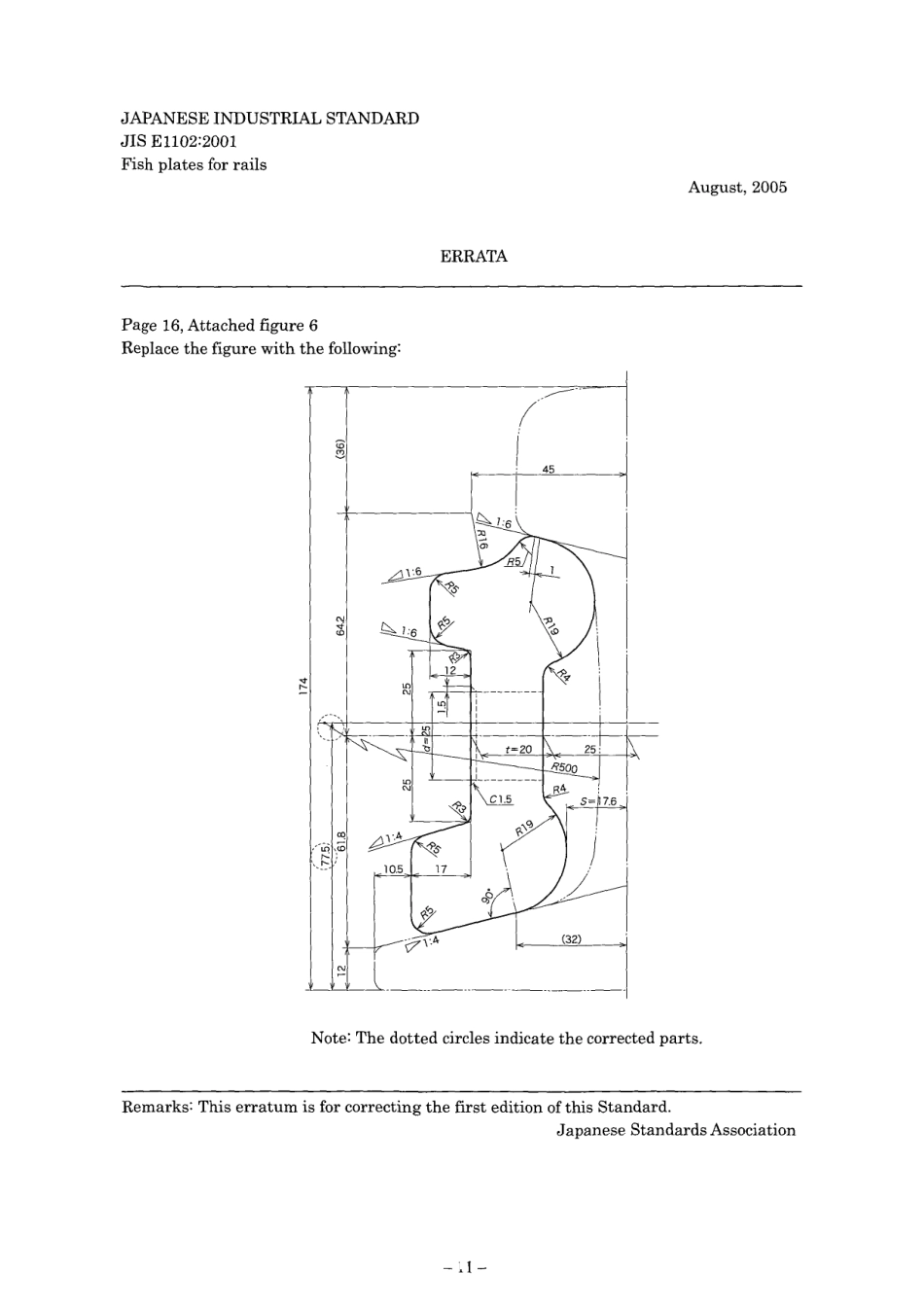 JIS E 1102-2001 errata 2005.pdf_第1页