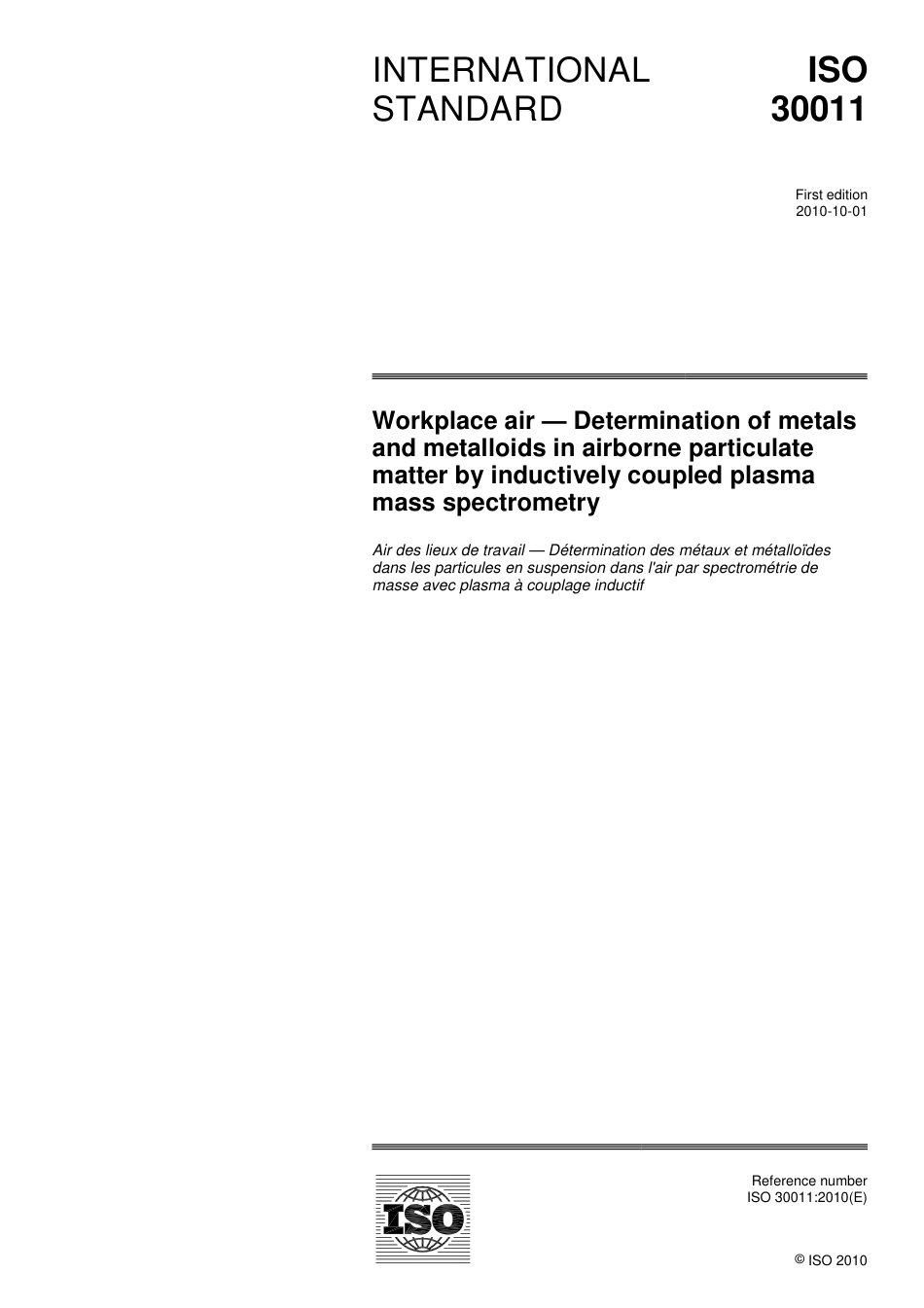 ISO 30011-2010.pdf_第1页