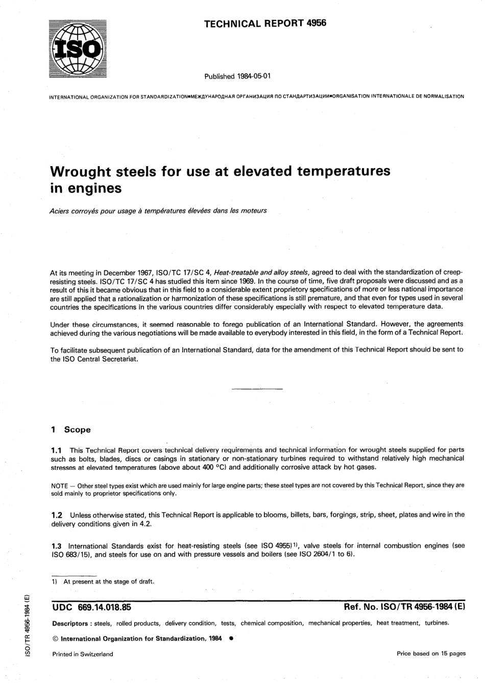 ISO TR 04956-1984 scan.pdf_第1页