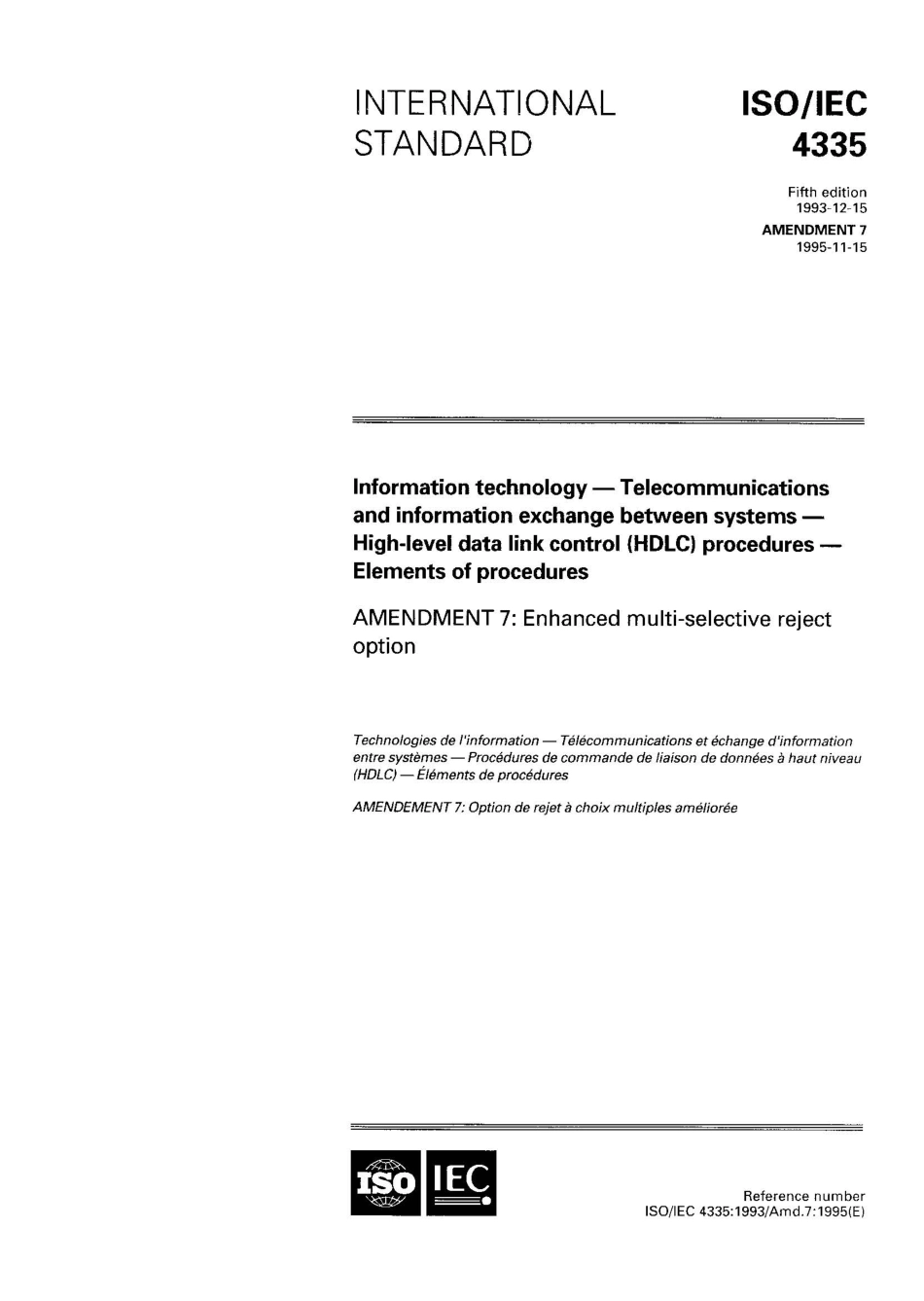 ISO IEC 04335-1993 amd7-1995 scan.pdf_第1页