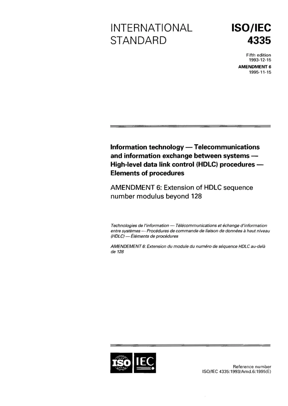 ISO IEC 04335-1993 amd6-1995 scan.pdf_第1页