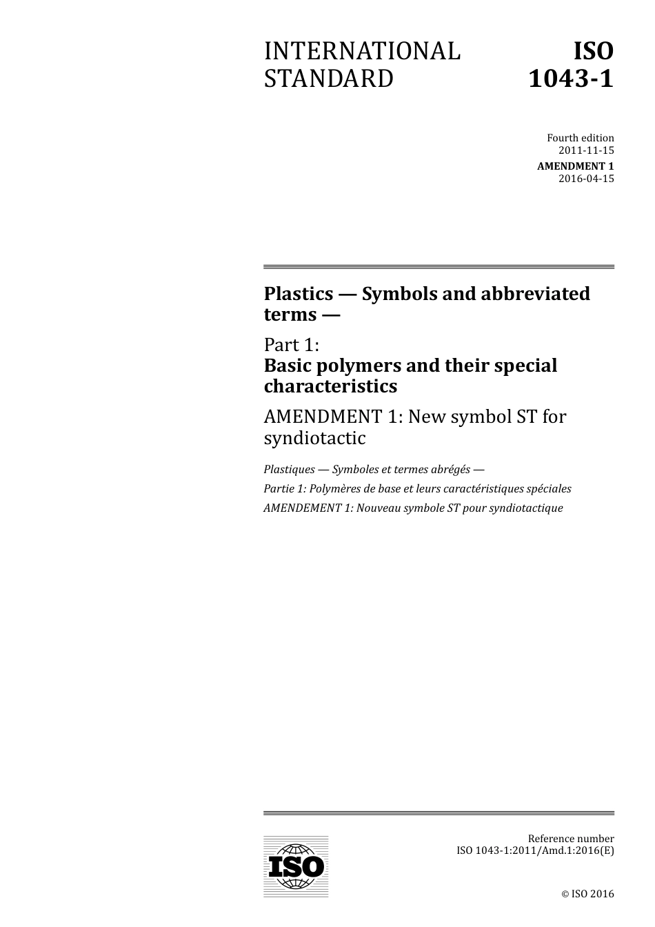 ISO 01043-1-2011 amd1-2016.pdf_第1页