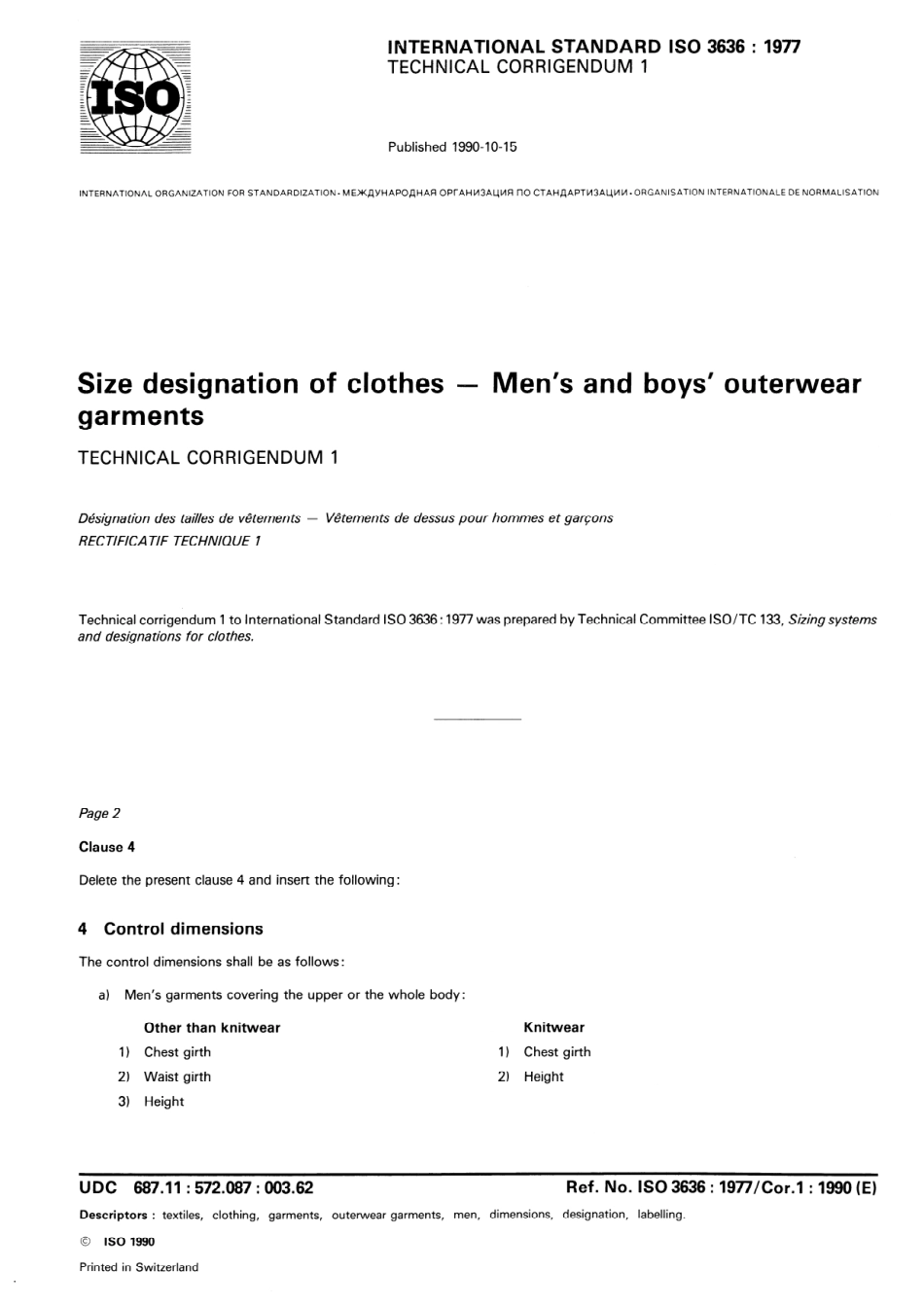 ISO 03636-1977 cor1-1990.pdf_第1页