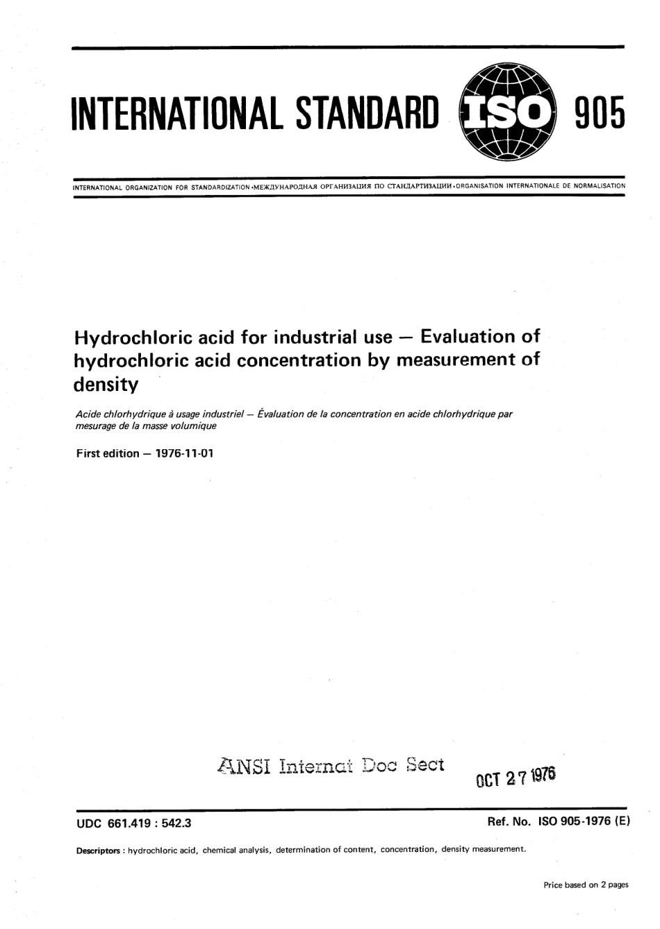 ISO 00905-1976 scan.pdf_第1页