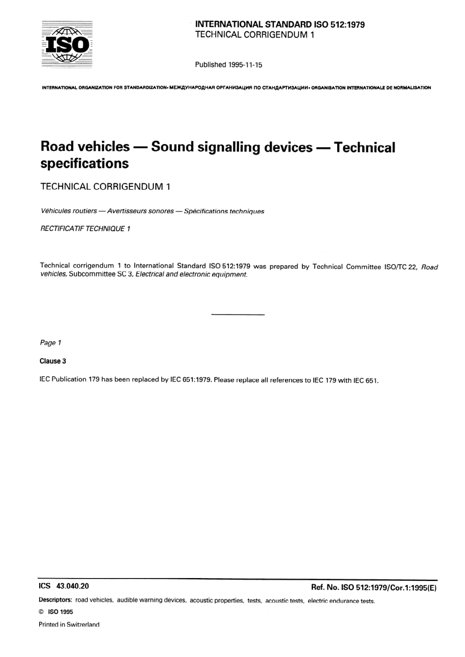 ISO 00512-1979 cor1-1995 scan.pdf_第1页