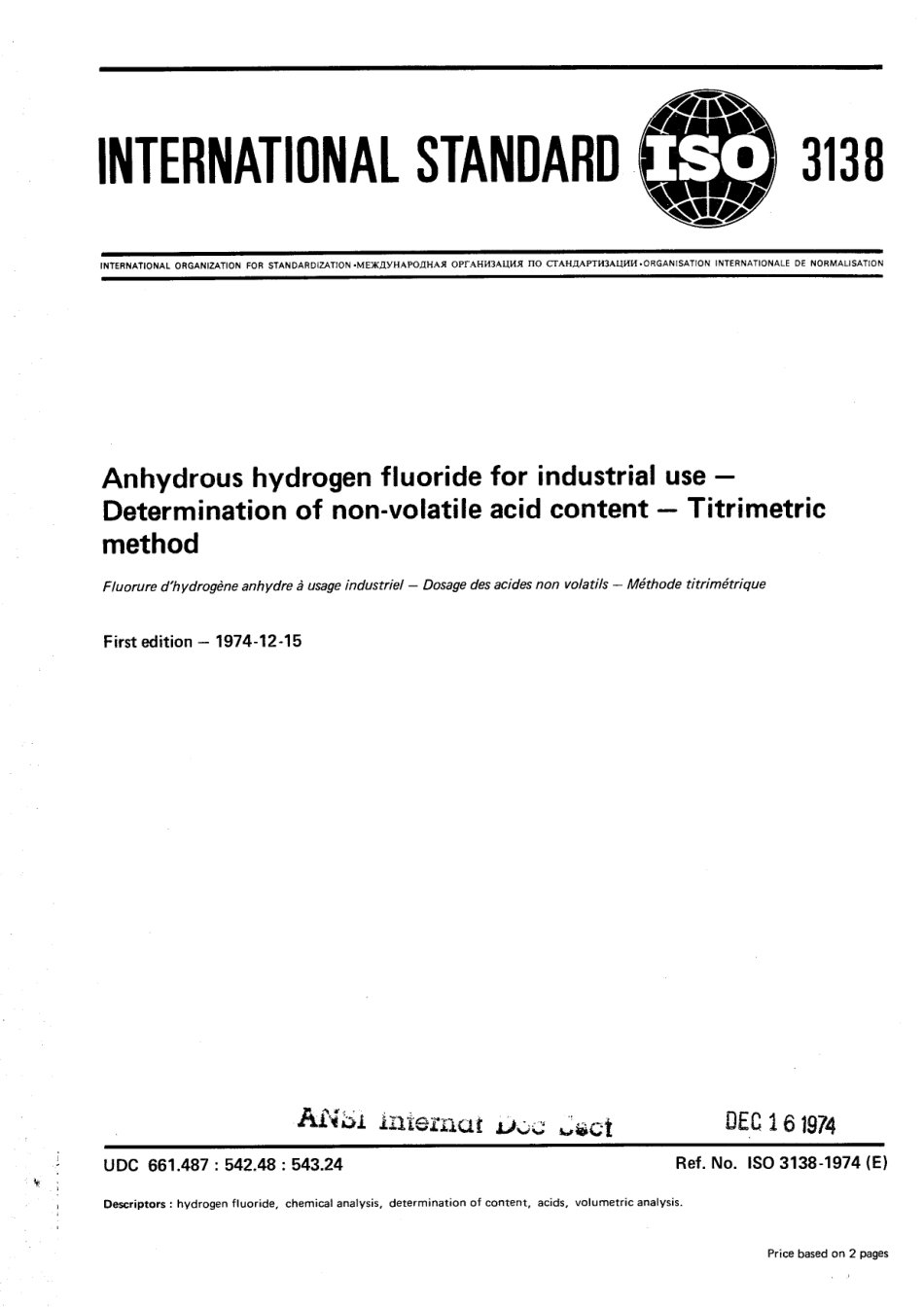 ISO 03138-1974 scan.pdf_第1页