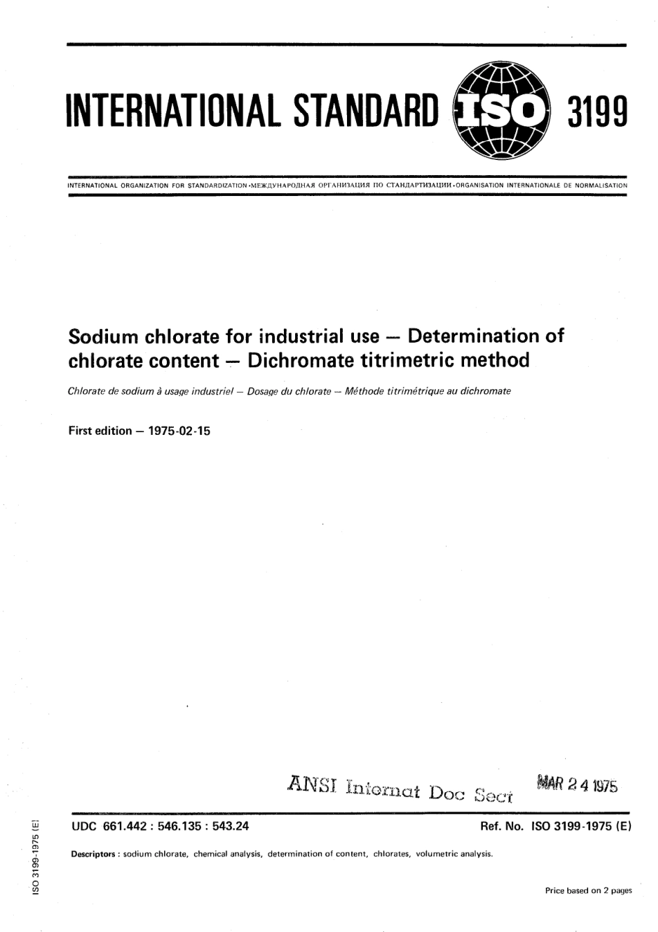 ISO 03199-1975 scan.pdf_第1页