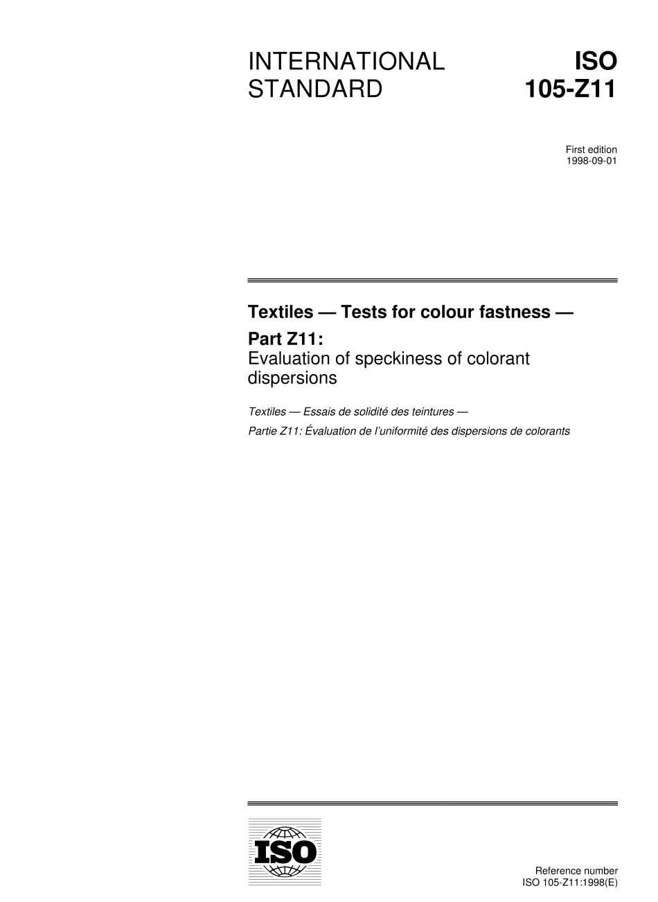 ISO 00105-Z11-1998.pdf_第1页