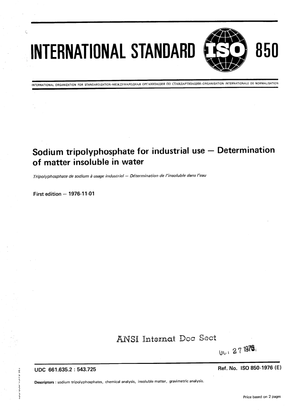 ISO 00850-1976 scan.pdf_第1页