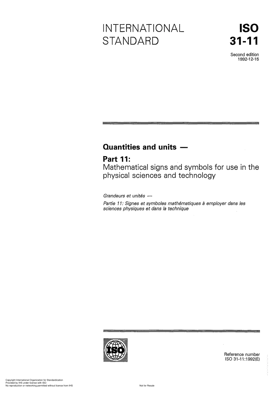 ISO 00031-11-1992 scan.pdf_第1页