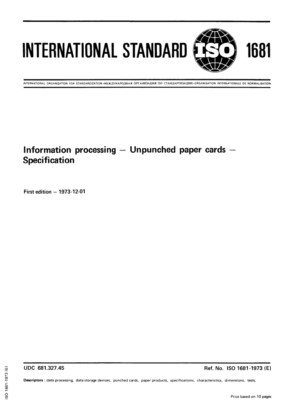 ISO 01681-1973 scan.pdf_第1页