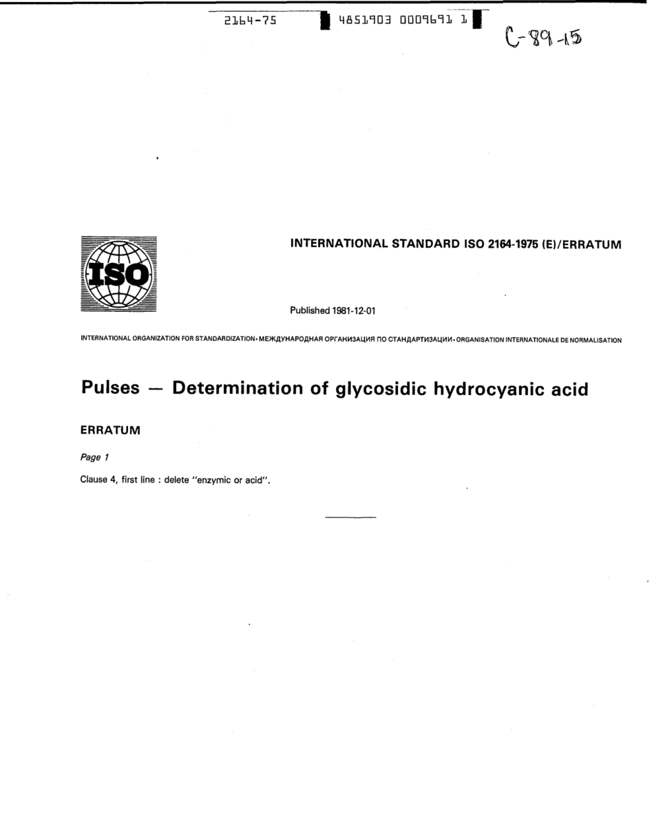 ISO 02164-1975 cor 1981 scan.pdf_第1页