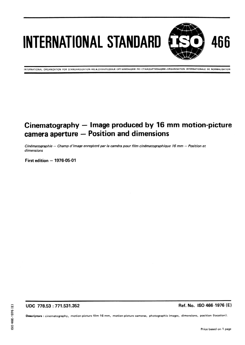 ISO 00466-1976 scan.pdf_第1页