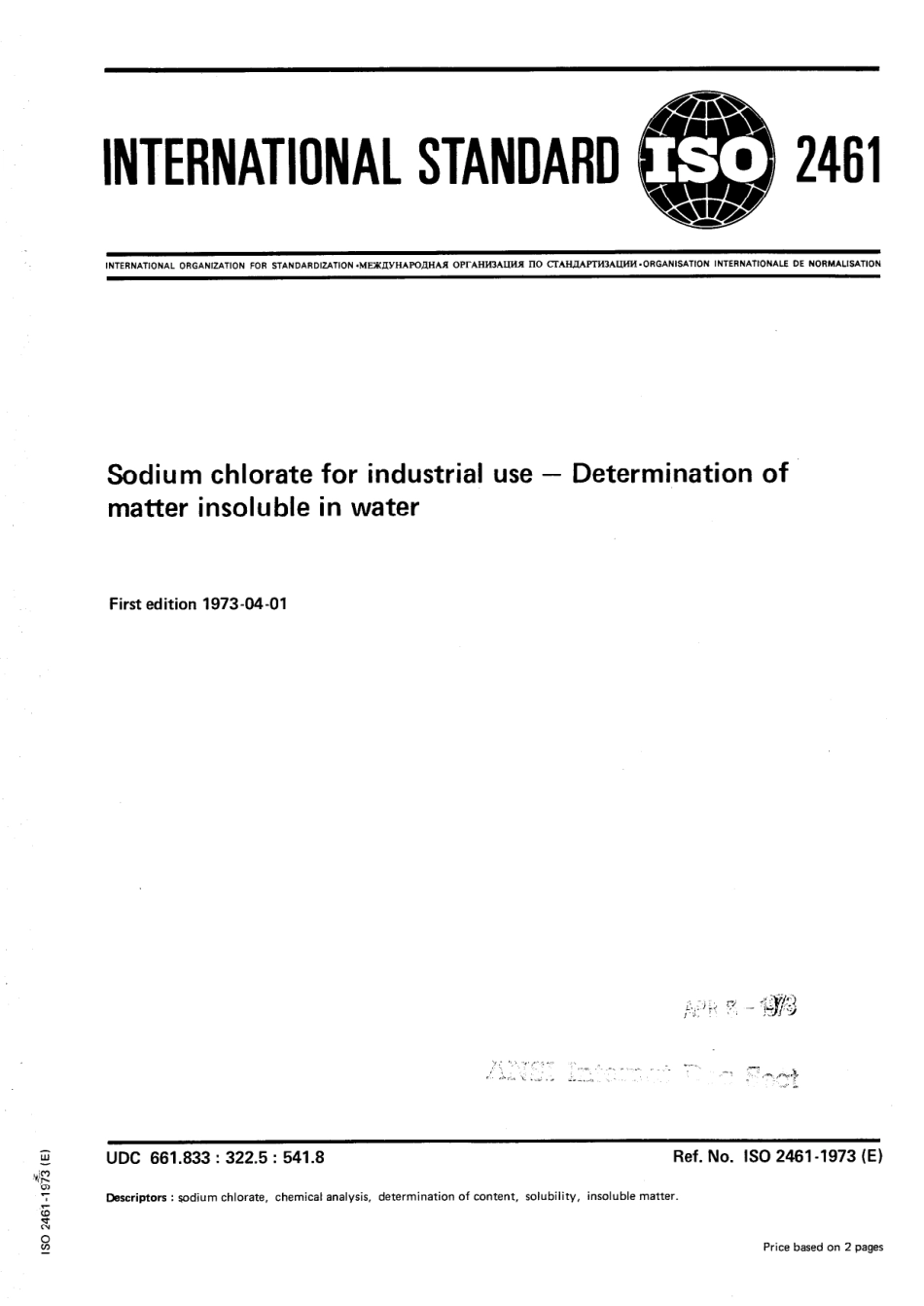 ISO 02461-1973 scan.pdf_第1页