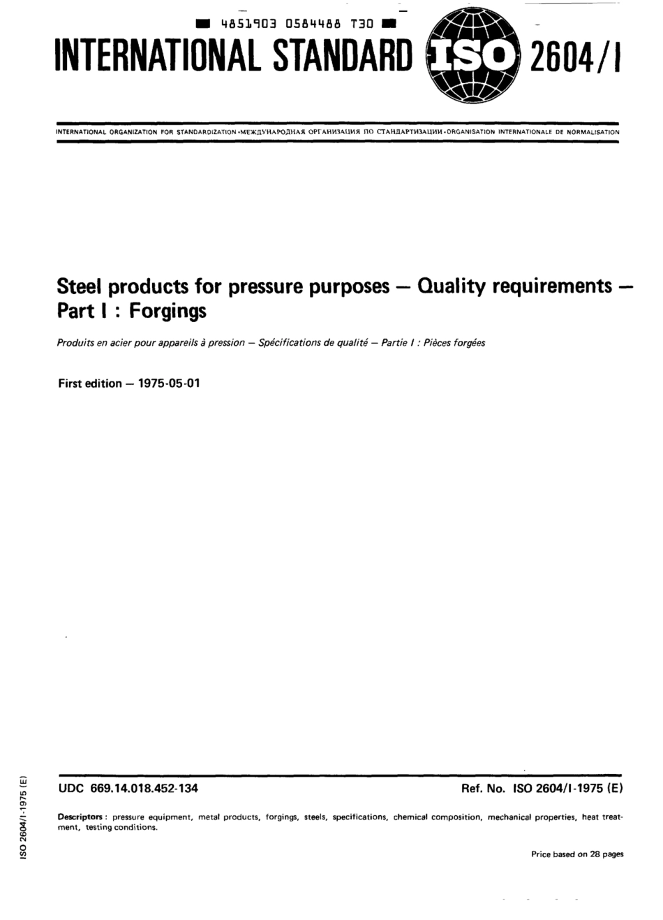 ISO 02604-1-1975 scan.pdf_第1页