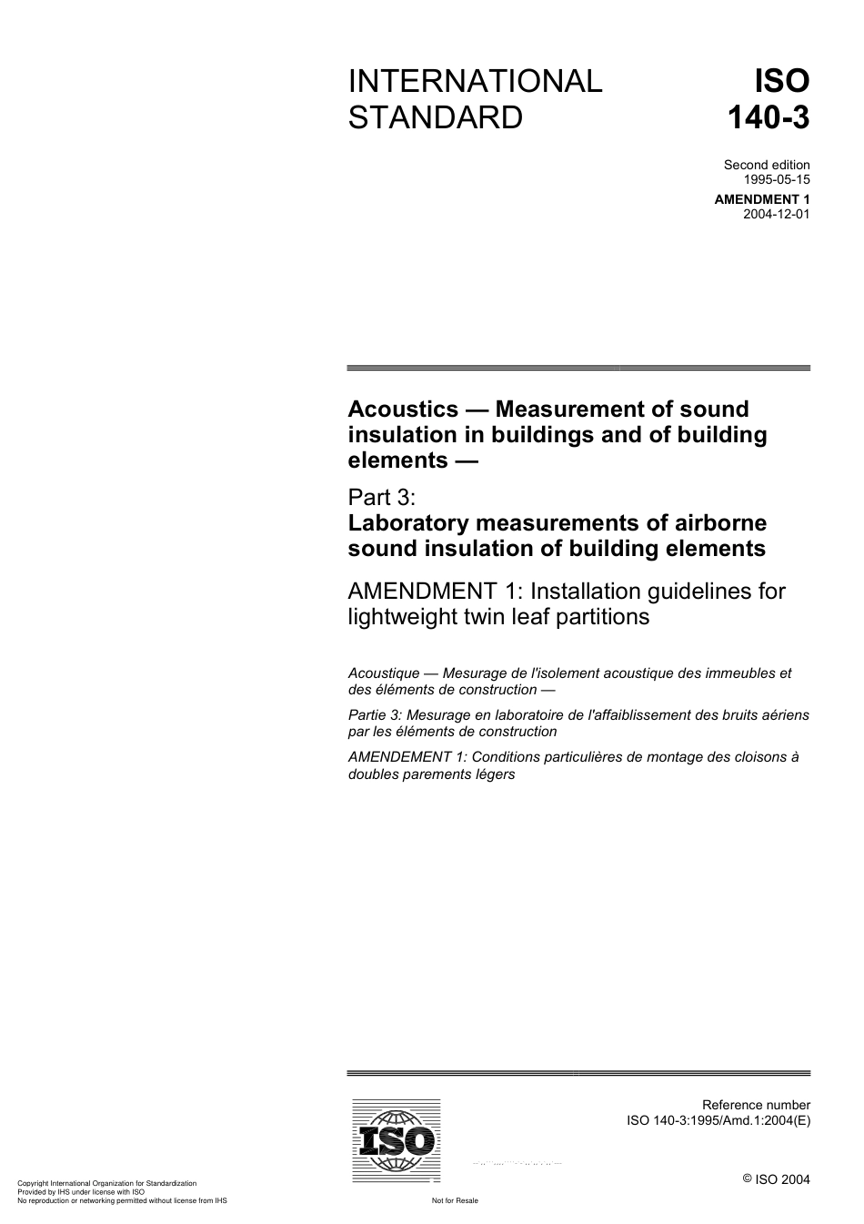 ISO 00140-3-1995 amd1-2004.pdf_第1页